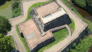 郡山城跡　空撮！